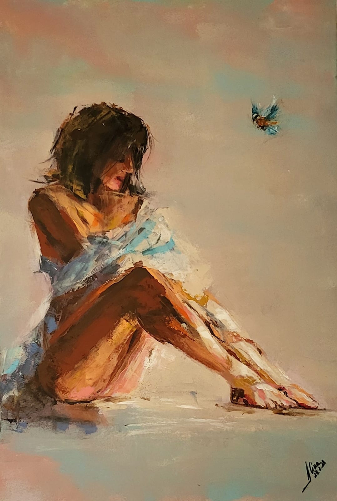 ArteDiAlina.com painting: An innocent approach